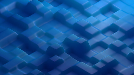 3D square abstarct geometric simple modern background graphic with blue color
