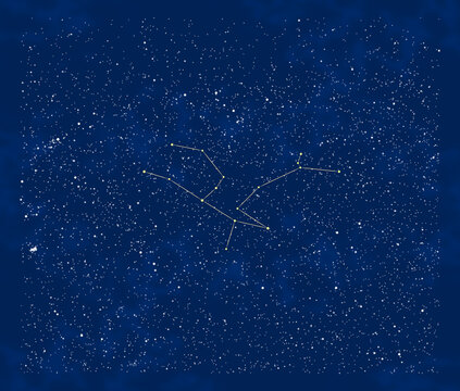 秋の星座：アンドロメダ座と周辺の星