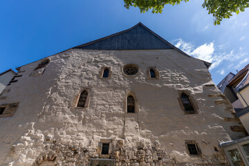 Alte Synagoge (Old Synagogue) one of the best preserved medieval synagogues in Europe, Erfurt, the...
