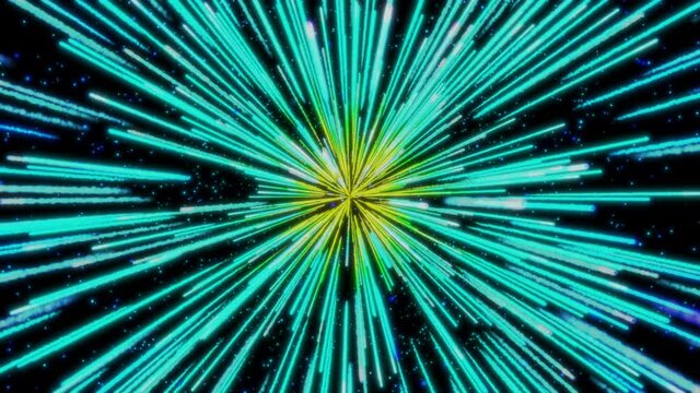 POV Hyper Space Drive with Doppler Effects (LOOP)