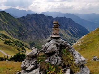 Cairn in the mountains