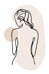 Surreal Faces Continuous line, drawing of set faces and hairstyle, fashion concept, woman beauty minimalist, vector illustration pretty sexy. Contemporary portrait