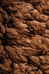 Homemade dessert with plum jam