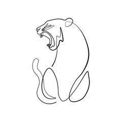 Chinese new year 2022 year of the tiger,  line art character, simple hand drawn asian elements with craft style on background.  (Chinese translation: Happy chinese new year 2022, year of tiger)