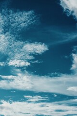 Obraz premium blue sky with clouds