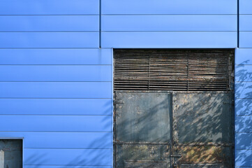 Closed old metal gate