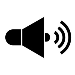 Vector Audio Glyph Icon Design