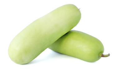 Fresh Winter melon fruit isolated on white background