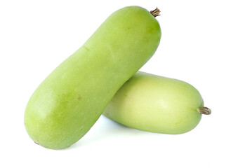 Fresh Winter melon fruit isolated on white background
