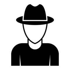 Vector Explorer Glyph Icon Design