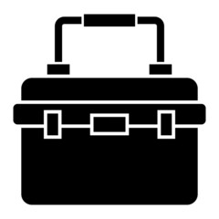 Vector Ice Box Glyph Icon Design