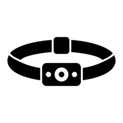 Vector Headlamp Glyph Icon Design © Muhammad