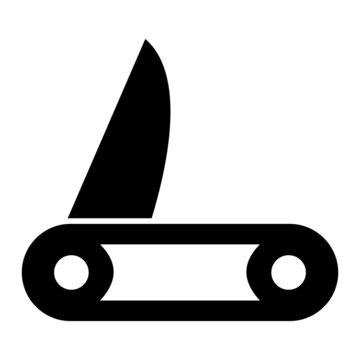 recommend clip art: Vector Pocket Knife Glyph Icon Design