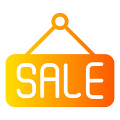 sale board gradient icon