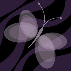 abstract butterfly trendy modern image illustration