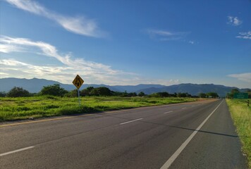 carretera, autopista, cielo, asfaltar, paisaje, viajando, naturaleza, campesina, camino, campo,...