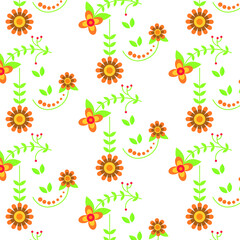 Obraz premium Pattern design, repeat pattern design, Seamless pattern design, Vector pattern