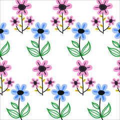 Pattern design, Repeat pattern design, Vector pattern design, Seamless pattern, Floral pattern, Flower, Element's, Bee pattern