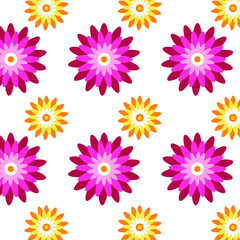 Fototapeta na wymiar Pattern design, repeat pattern design, Vector, pattern, floral, Flowers, Seamless 