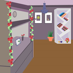 Decorate The House With Flowers.