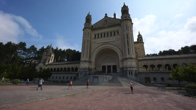 Basilica of Sainte-Th&eacute;r&egrave;se Lisieux in France