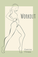 continuous line drawing of women fitness yoga concept vector health illustration
International Day of Yoga