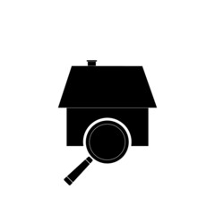 House search simple icon isolated on white background