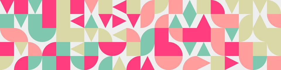 Abstract Geometric Pattern generative computational art illustration