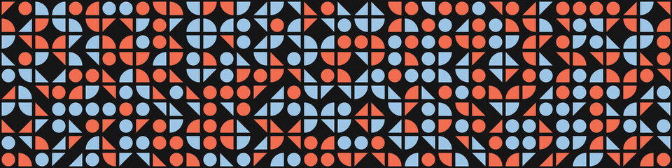 Abstract Geometric Pattern generative computational art illustration