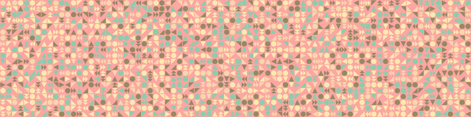Abstract Geometric Pattern generative computational art illustration