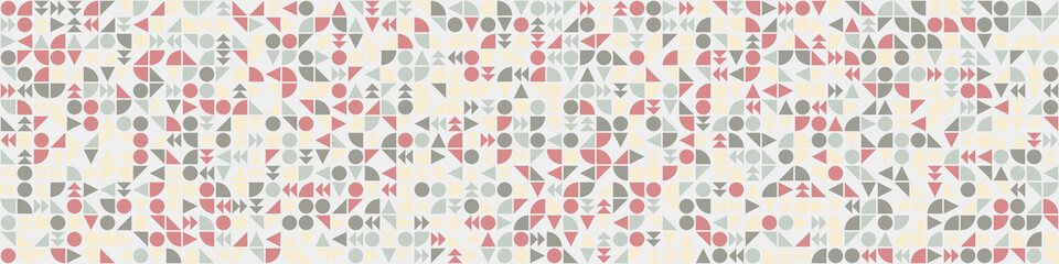 Abstract Geometric Pattern generative computational art illustration