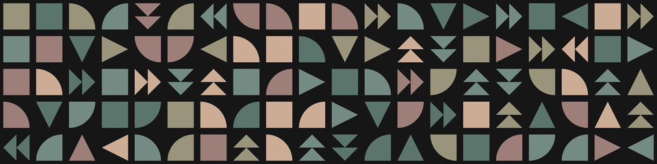 Abstract Geometric Pattern generative computational art illustration