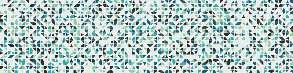 Abstract Geometric Pattern generative computational art illustration