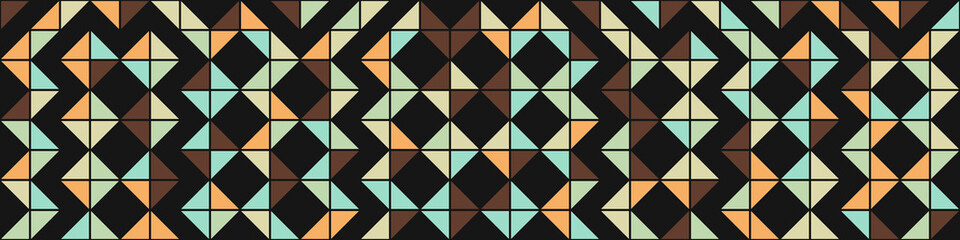 Abstract Geometric Pattern generative computational art illustration