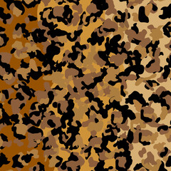 Fashionable Leopard Seamless Pattern. Stylized Spotted Leopard Skin Background for Fashion