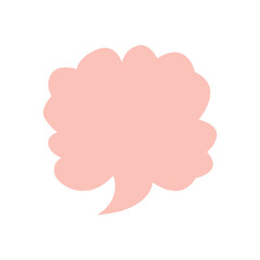 cloud, bubble, speech, illustration, vector, icon, symbol, 