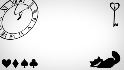 アニメーション背景【Alice or White】