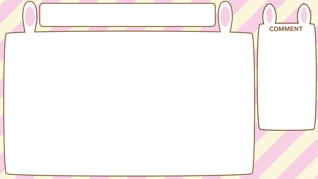 ゲーム配信背景【うさぴょいてれび】