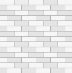 Brick Wall Vector Illustration Grey Theme