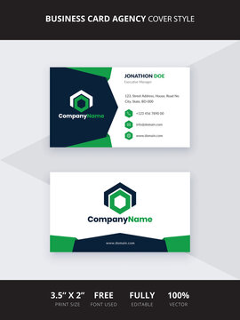 Business Card Agency Cover Style
