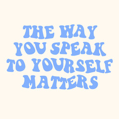 Self love wallpaper, vector ilustration