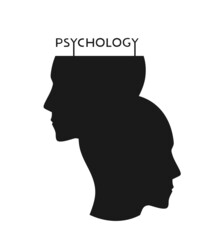 Psychology face icon