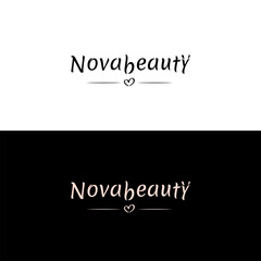 Logo for a beauty salon, cosmetology clinic, clothing or cosmetics store.