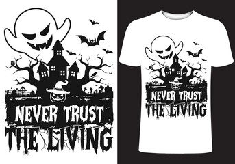 Halloween t-shirt design ( Halloween, Design, T-Shirt design)