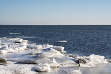 ice on the sea