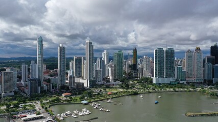 Vista de los edificios de la ciudad de Panamá