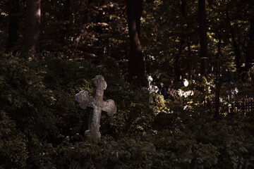 cross in the cemetery