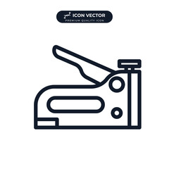 stapler icon symbol template for graphic and web design collection logo vector illustration