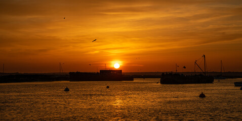 Sunset on Mersea Island