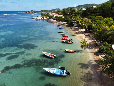 Bateaux de p&ecirc;che traditionnels en Martinique